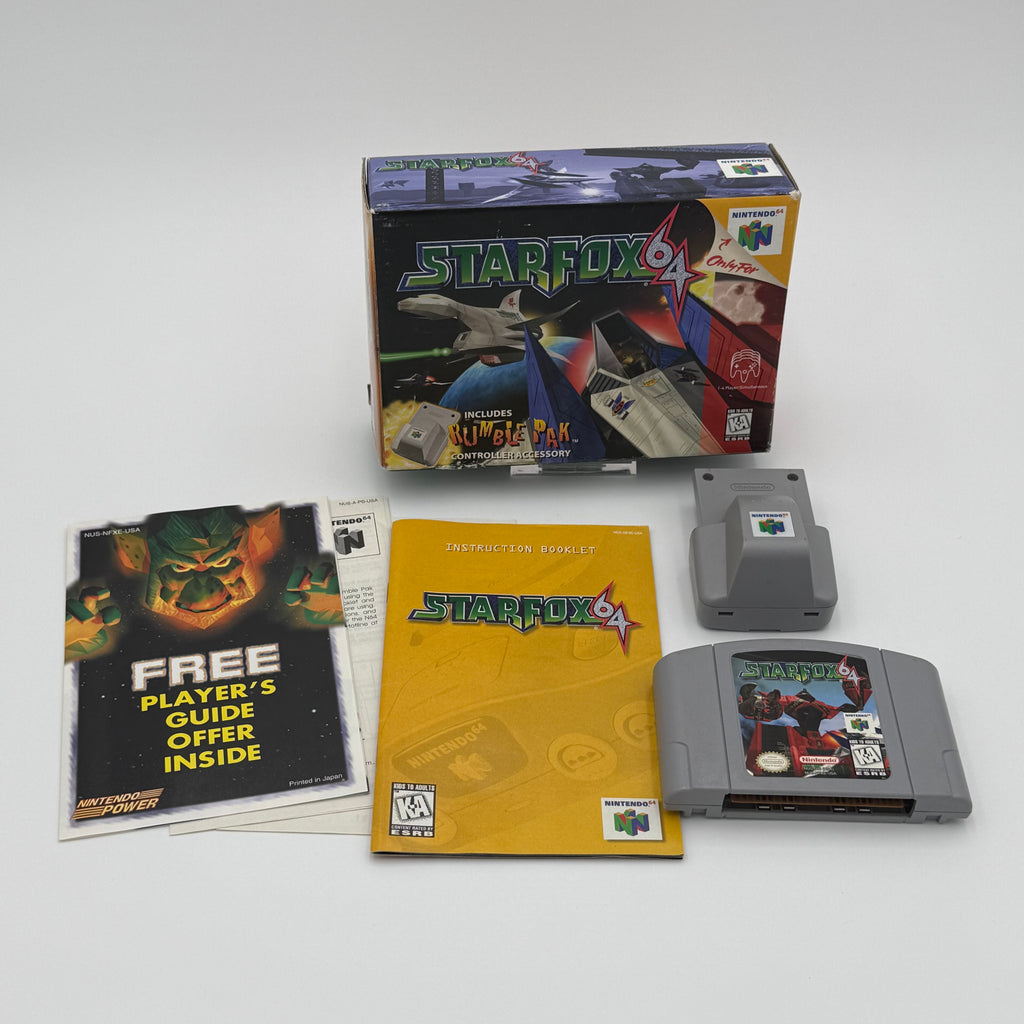 Star Fox 64 Big Box - N64 CIB++