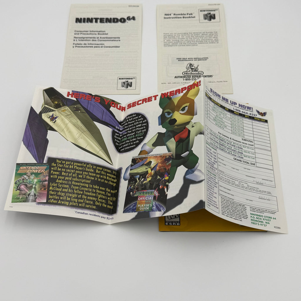 Star Fox 64 Big Box - N64 CIB++