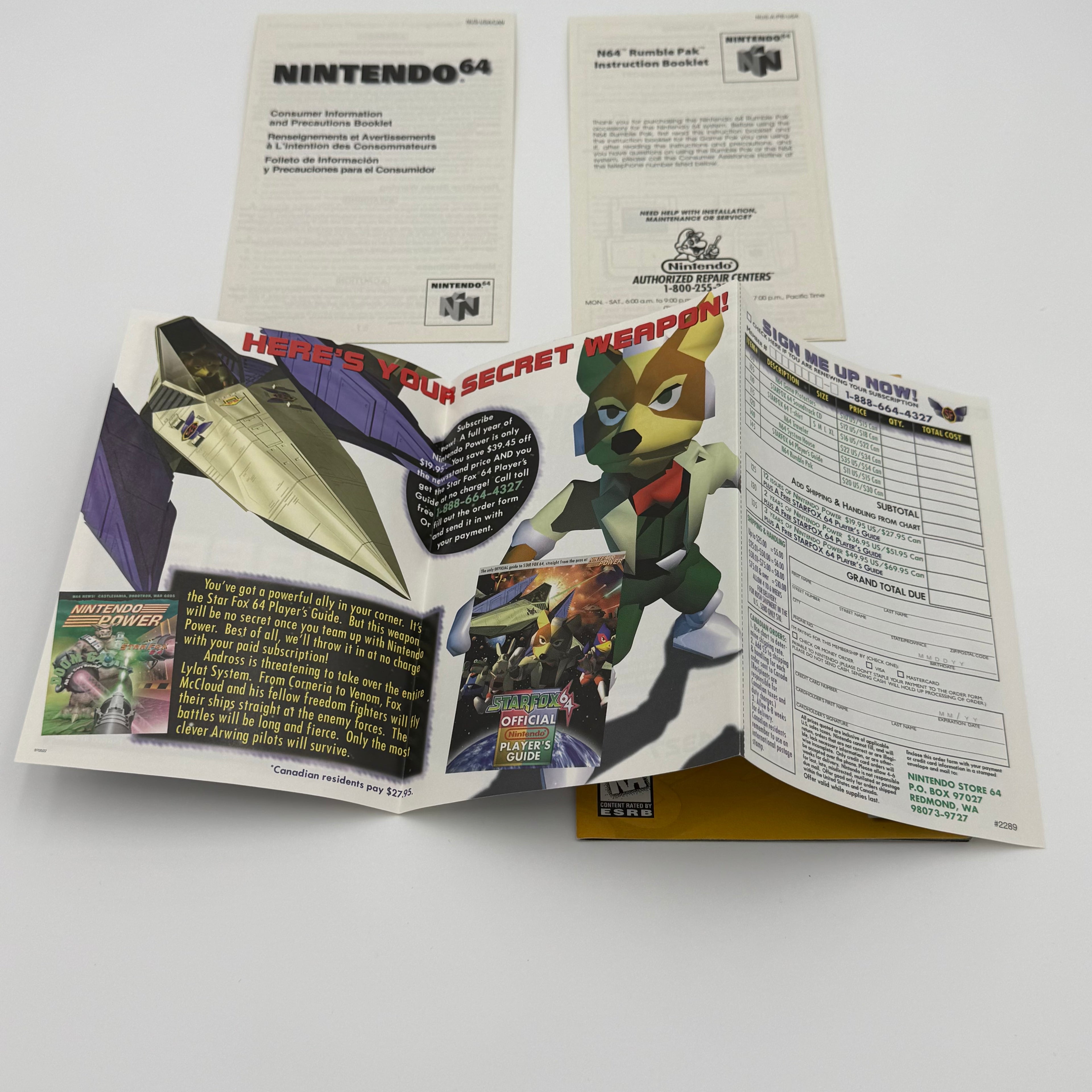 Star Fox 64 Big Box - N64 CIB++