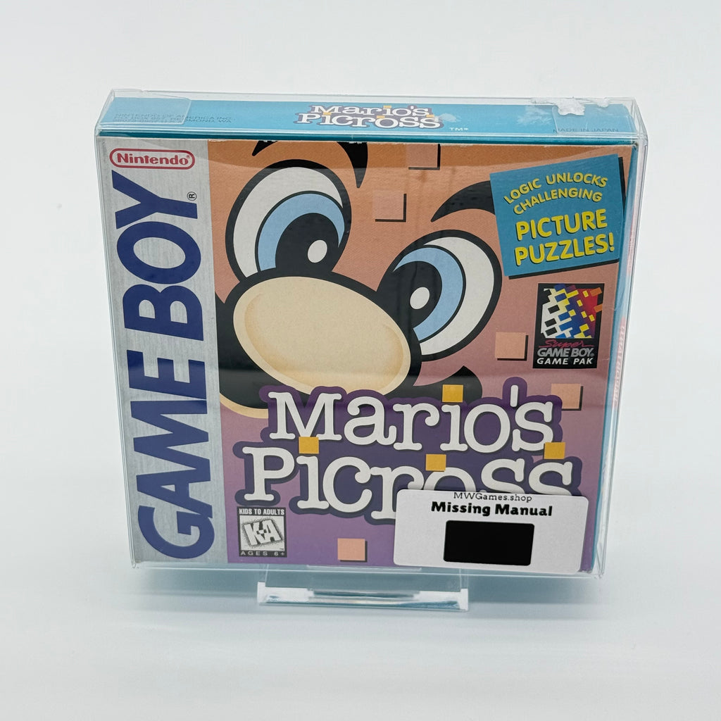 Mario’s Picross - Gameboy Boxed