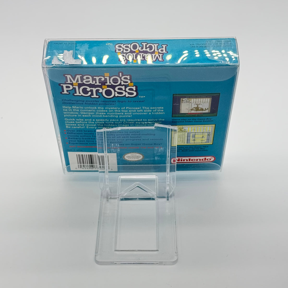 Mario’s Picross - Gameboy Boxed