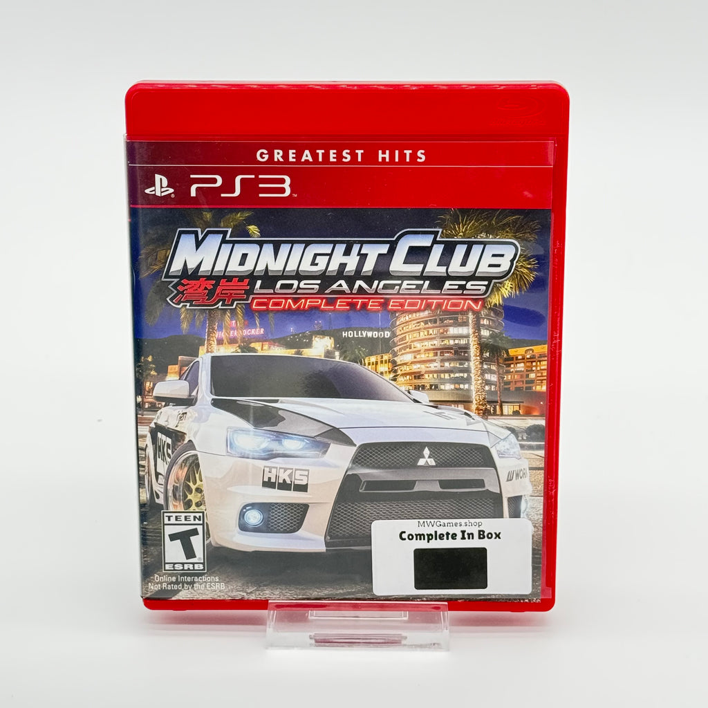 Midnight Club Los Angeles Complete Edition - PS3 CIB